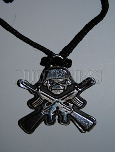 IRON MAIDEN - A Matter Of Life And Death - metal silver pendant