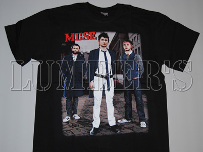 MUSE - Band - černe pánske tričko