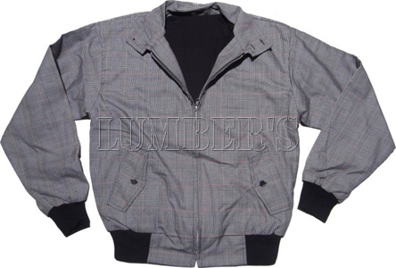 Harrington Style Jacket kostkovaný Prince of Wales - HJSPoW