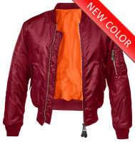 Brandit Bomberjacke MA-1 Import 3149-91 burgund - BR314bo