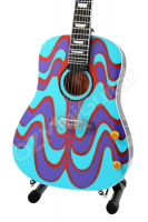 MINIATURNÍ KYTARA JOHN LENNON BEATLES PSYCHEDELIC ACOUSTIC