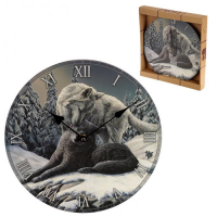 UHR WOLFSLIEBE IM SCHNEE - DESIGN LISA PARKER