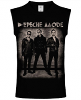 DEPECHE MODE - Band - černé pánské tričko bez rukávů
