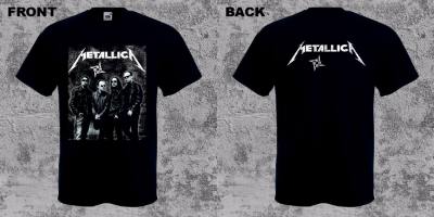 METALLICA - Band - schwarzes Herren-T-Shirt