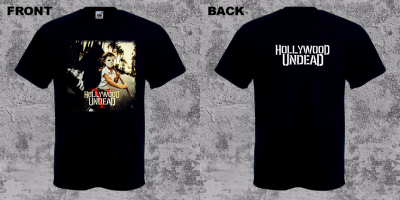 HOLLYWOOD UNDEAD - V - schwarzes Herren-T-Shirt