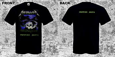 METALLICA - Creeping Death - schwarzes Herren-T-Shirt