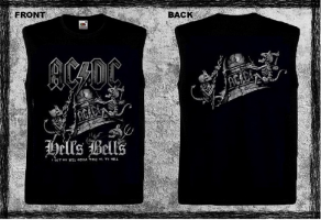 AC/DC - Hells Bells - černé pánské tričko bez rukávů