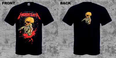 METALLICA - Alien Skull - schwarzes Herren-T-Shirt