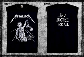 METALLICA - And Justice For All - schwarzes ärmelloses Herren-T-Shirt
