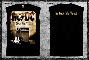AC/DC - In Rock We Trust - schwarzes Herren-Tanktop