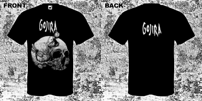 GOJIRA - Skull - černé pánské tričko