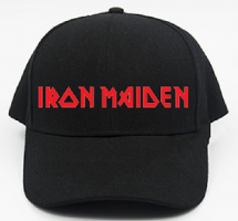 IRON MAIDEN - Red Logo - černá kšiltovka