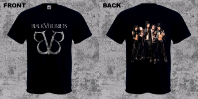 BLACK VEIL BRIDES - Vintage Big Logo - černé pánské tričko