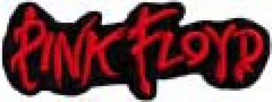 PINK FLOYD - Red Logo - Aufbügler