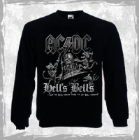 AC/DC - Hells Bells - černá mikina bez kapuce