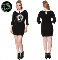 In the Moment Mini Gothic dress Cameo Banned - BADr5408