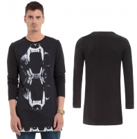 Dlouhá košile Tiger Skull Jawbreaker - LDSMSTA4408M