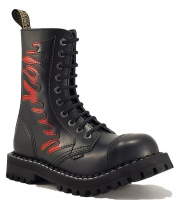 STEEL boty 10 oček Flames