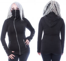 Mikina s kapucí Eudora Chemical Black - EudoraHood