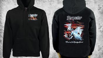 RHAPSODY - Power Of The Dragonflame - černá pánská mikina na zip
