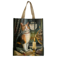 Einkaufstasche Katze Abenteuer wartet nicht, Design Lisa Parker
