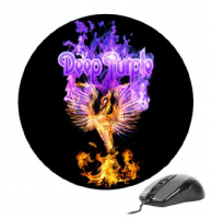Podložka pod myš DEEP PURPLE - Phoenix Rising - kulatá