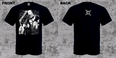 METALLICA - Band Collage 2022 - schwarzes Herren-T-Shirt