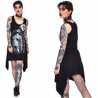 Šaty na zip Darkness Jawbreaker - LDSDRA9577