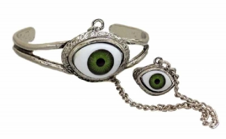 Armband grünes Auge