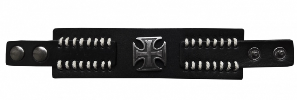 Armband Eisernes Kreuz schwarz - LDGA394