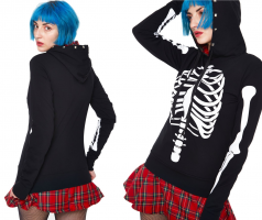 Mikina See my Bones Jawbreaker - LDSHLA4116