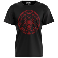 Gothic T-Shirt Satanas red - EASURE132BOY