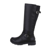 Dámské klasické kozačky - blackpu - D0172-1-blackpu