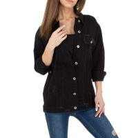 Damen-Jeansjacke von See See Denim - schwarz - KL-F01-black
