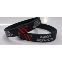 AMON AMARTH Bracelet - White Red Logo
