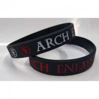 ARCH ENEMY Bracelet - Logo Red White