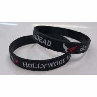 HOLLYWOOD UNDEAD Armband - Red White Logo