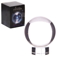 Křišťálová koule se stojánkem v dárkové krabičce, 7.5cm - BALL02