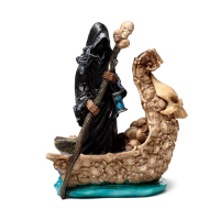 Figurka LED - Smrtka - Loď z lebek -  SK387
