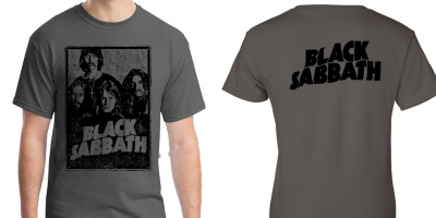 BLACK SABBATH - Band - šedé pánské tričko