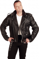 Bikerjacke aus Rindsleder - J08400