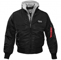 Fliegerjacke MA-1 mit Kapuze - COM1047s