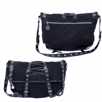 Schultertasche im Gothic-Stil mit Schnürung - CoventinaBag