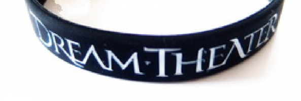 Wristband DREAM THEATER - Logo Red White