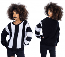 Gestreifter Strickpullover Stranger - StrangerJumper