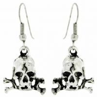 Ohrringe mit Totenkopf - OHR023