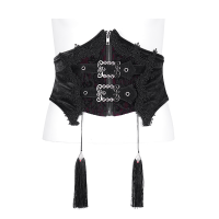SERAPHINE BLACK CORSET - AS199