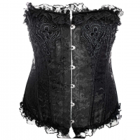 Korzet Baroque Rose Black - AG20008
