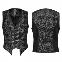 Baroque Romantic Waistcoat - WY-1793/BK-WH