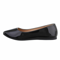 Dámské balerínky - černé - DM-10-blackSET